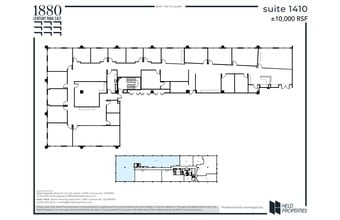 1880 Century Park E, Los Angeles, CA à louer Plan de site– Image 1 sur 2