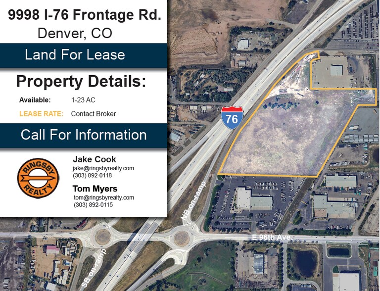 9998 I-76 Frontage Rd - LAND, Henderson, CO à louer - Photo principale – Image 1 sur 1