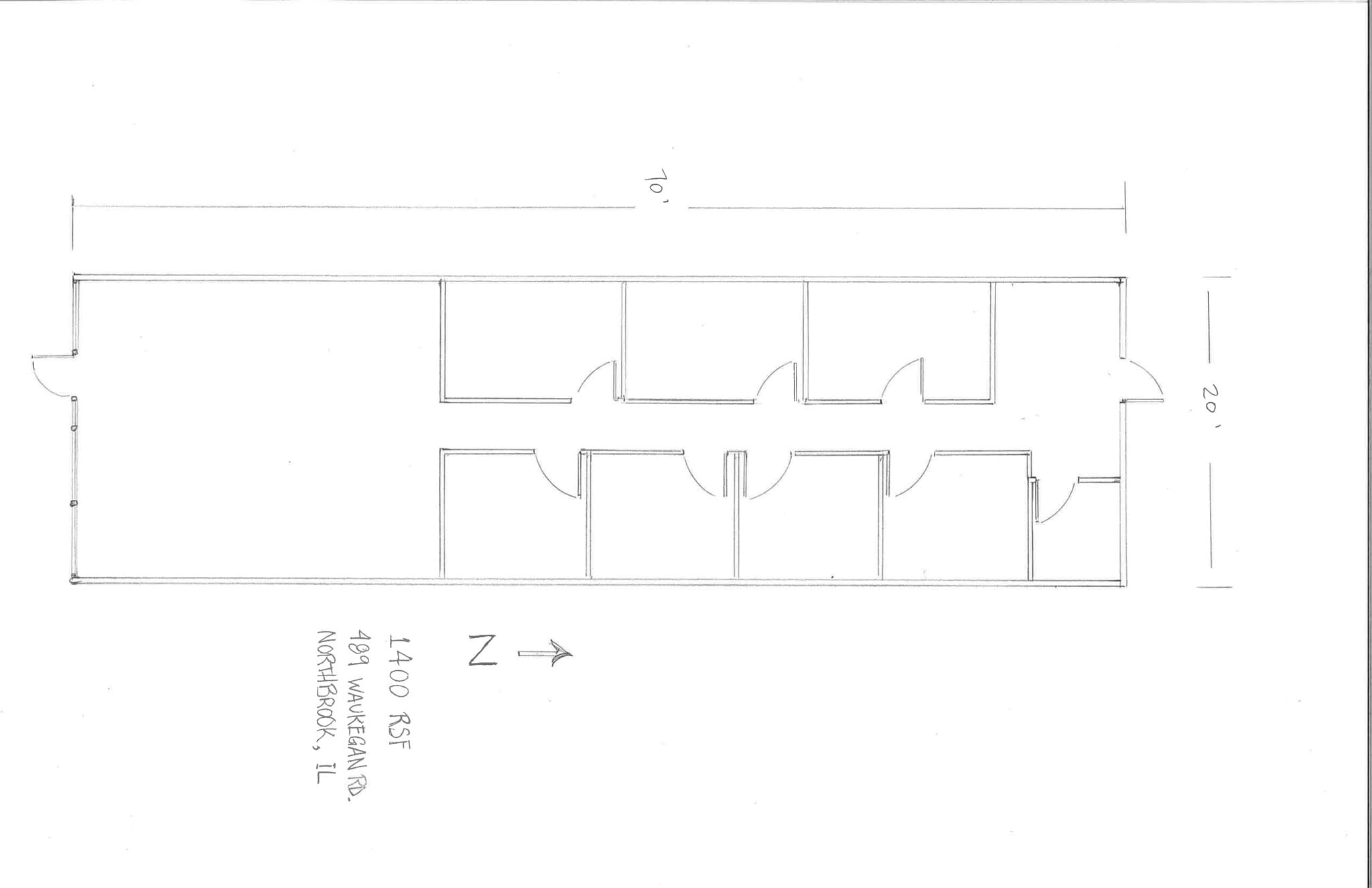 455-577 Waukegan Rd, Northbrook, IL à louer Plan de site– Image 1 sur 1