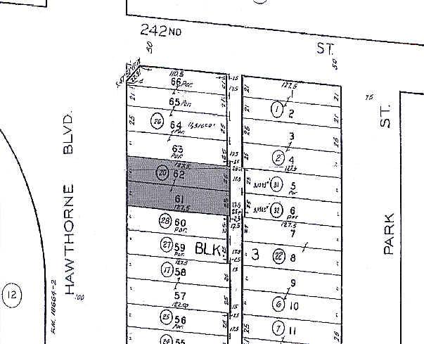 24212 Hawthorne Blvd, Torrance, CA à vendre - Plan cadastral – Image 2 sur 2