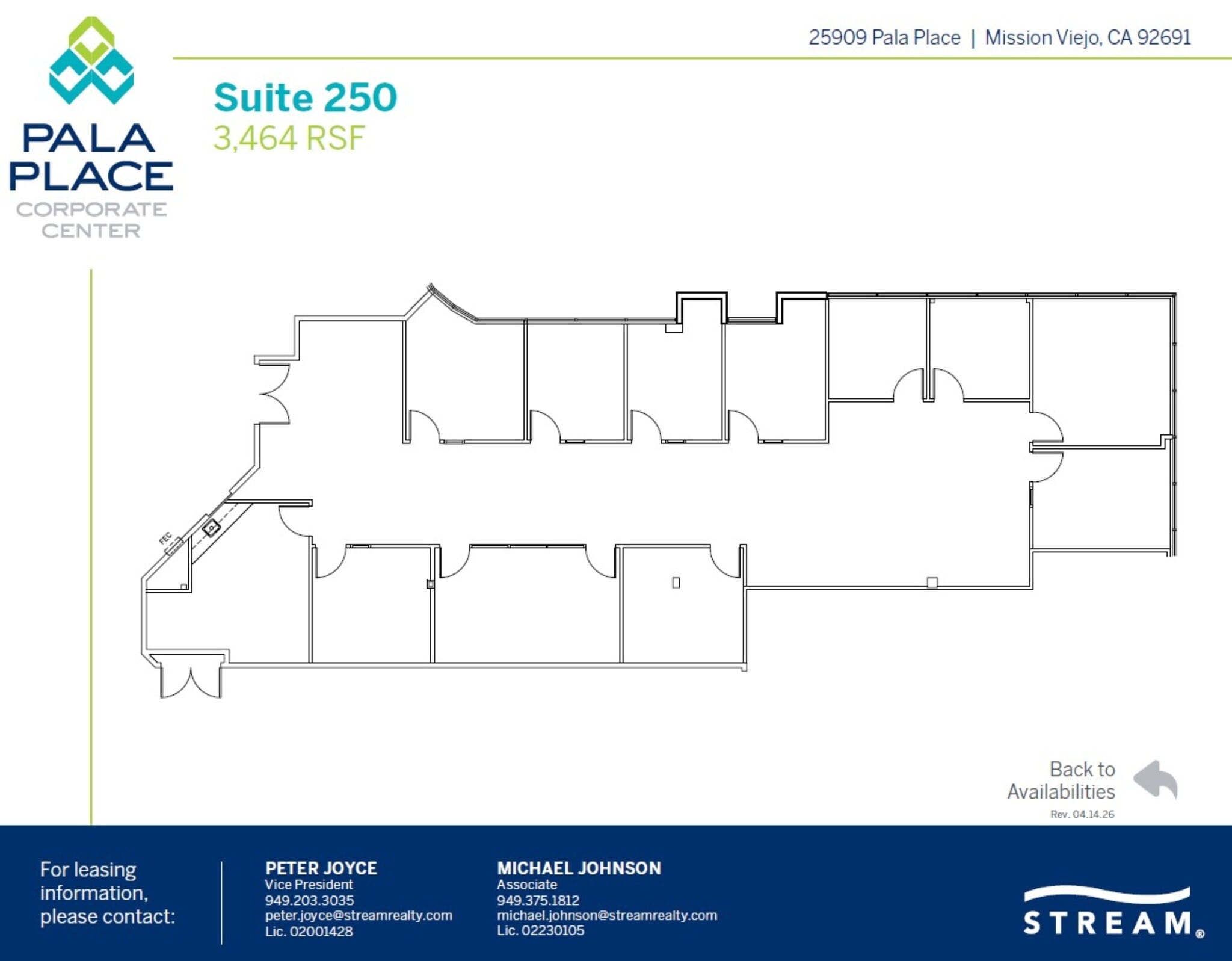 25909 Pala Pl, Mission Viejo, CA à louer Plan d’étage– Image 1 sur 1