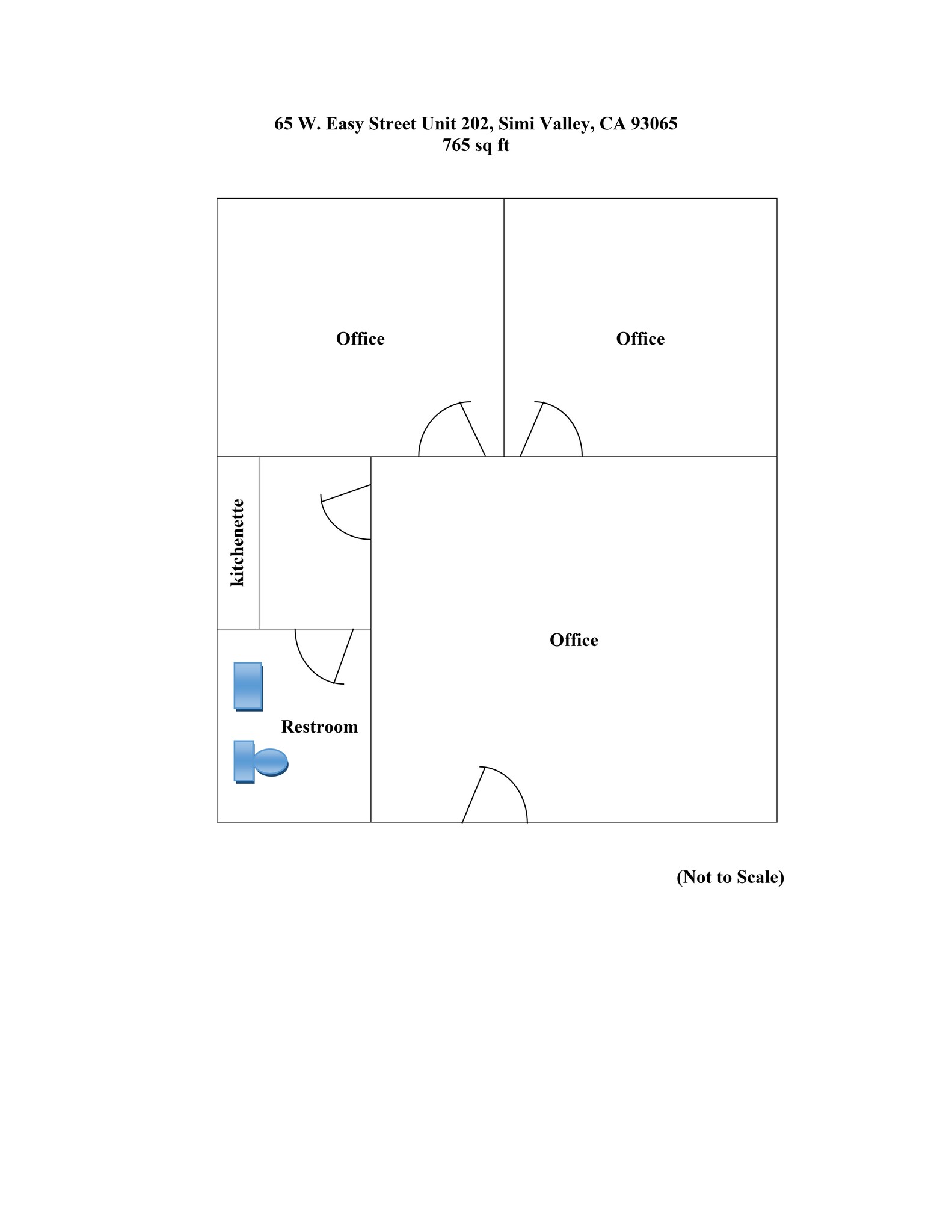 65 W Easy St, Simi Valley, CA à louer Plan de site– Image 1 sur 1