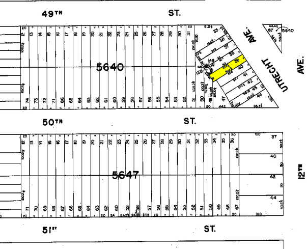 4912 New Utrecht Ave, Brooklyn, NY à vendre - Plan cadastral – Image 2 sur 2