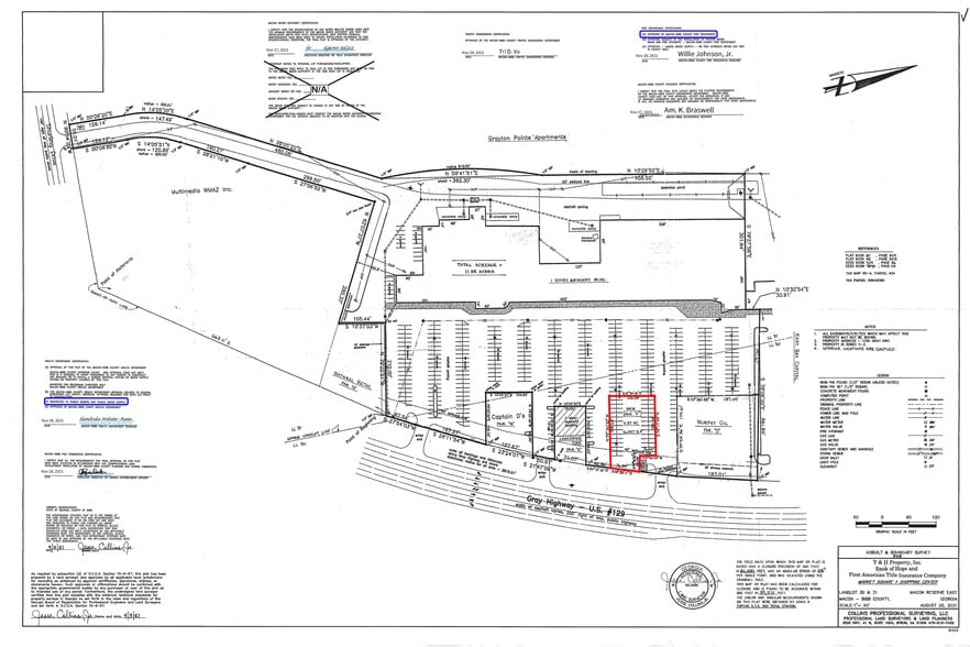 1340 Gray Hwy, Macon-Bibb, GA à vendre - Plan de site – Image 2 sur 3