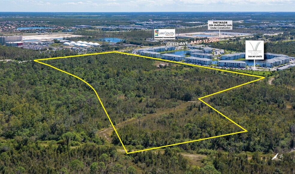 Ortiz Ave., South of SR 82, Fort Myers, FL à vendre - Aérien – Image 2 sur 8
