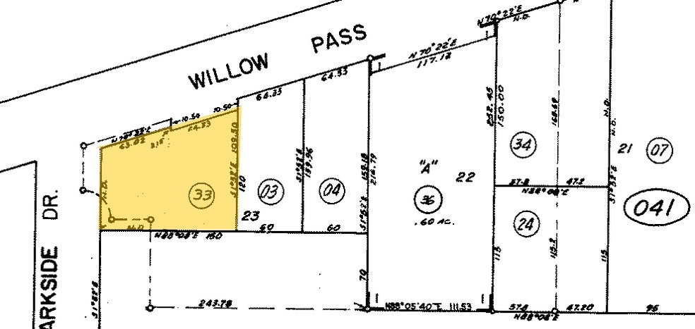 2900 Willow Pass Rd, Concord, CA à vendre - Plan cadastral – Image 3 sur 3