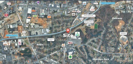 426 Eastway Dr, Charlotte, NC - VUE AÉRIENNE  vue de carte