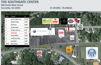 Plus de détails pour 1099 S Main St, Farmville, VA - Local commercial à louer