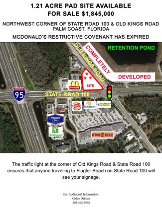 Plus de détails pour 6040 State Highway 100, Palm Coast, FL - Terrain à vendre