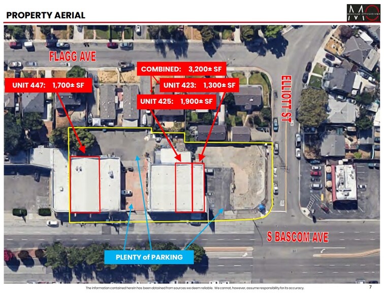 423-427 S Bascom Ave, San Jose, CA à louer - Photo de l’immeuble – Image 1 sur 25