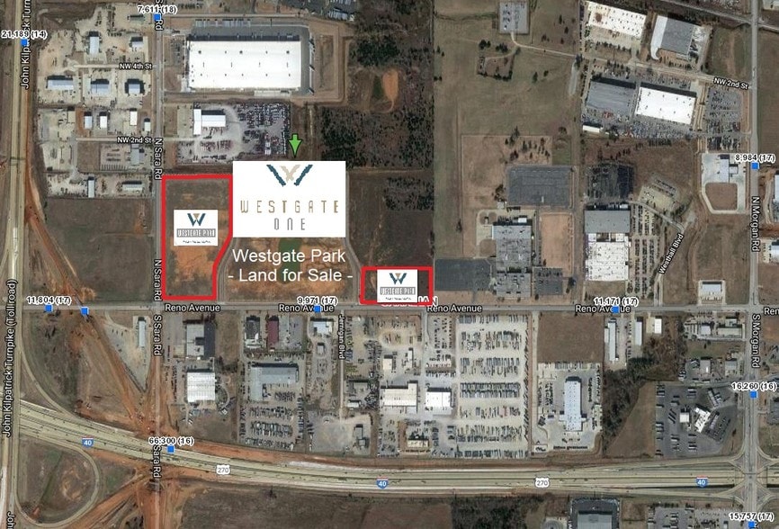 W Reno Ave, Oklahoma City, OK à vendre - Aérien – Image 2 sur 3