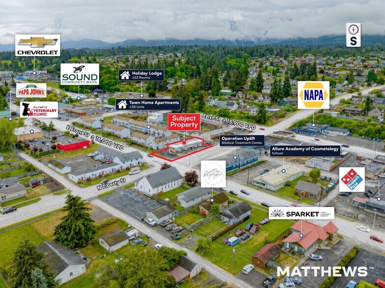 105 N Liberty St, Port Angeles, WA à vendre - Photo de l’immeuble – Image 3 sur 3
