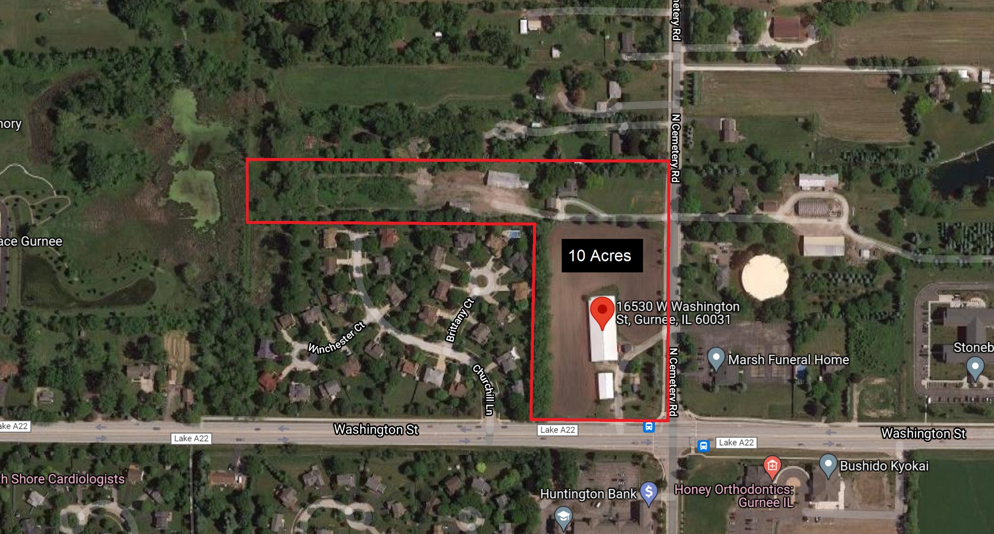16530 Washington, Gurnee, IL à vendre Aérien– Image 1 sur 12