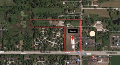 16530 Washington, Gurnee, IL - Vue aérienne  vue de carte