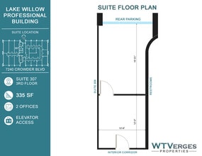 7240 Crowder Blvd, New Orleans, LA à louer Plan d’étage– Image 1 sur 5