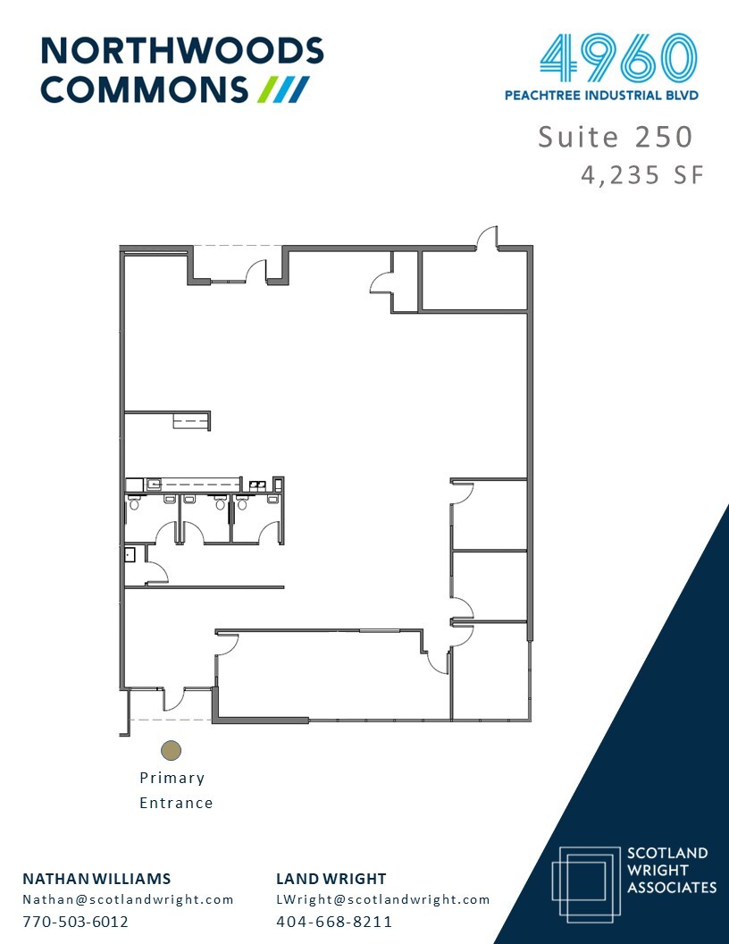 4940 Peachtree Industrial Blvd, Norcross, GA à louer Plan d’étage– Image 1 sur 1