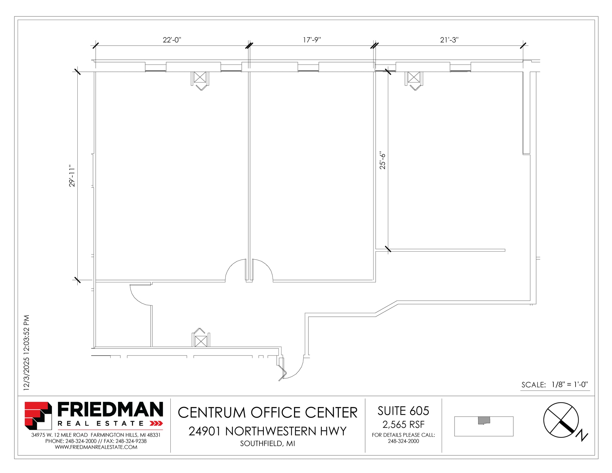24901 Northwestern Hwy, Southfield, MI à louer Plan d’étage– Image 1 sur 1