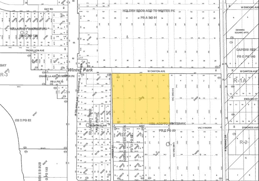 1030 W Canton Ave, Winter Park, FL à louer - Plan cadastral – Image 2 sur 7