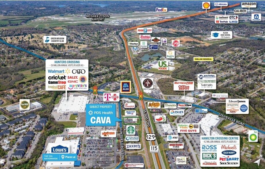 1055 Hunters Xing, Alcoa, TN à vendre - Photo de l’immeuble – Image 2 sur 5