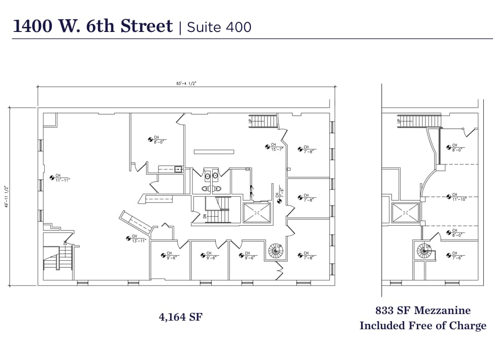 1406 W 6th St, Cleveland, OH à louer Plan d’étage– Image 1 sur 1