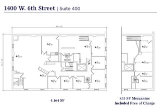 1406 W 6th St, Cleveland, OH à louer Plan d’étage– Image 1 sur 1