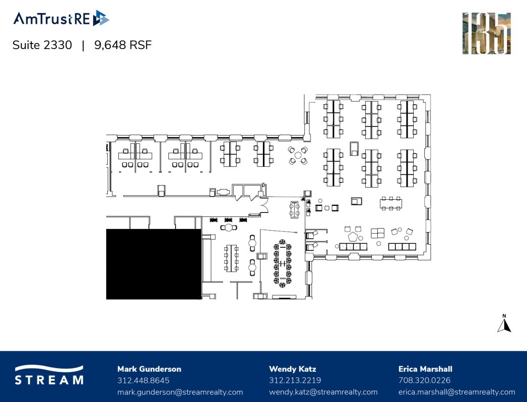 135 S LaSalle St, Chicago, IL à louer Plan d’étage– Image 1 sur 1