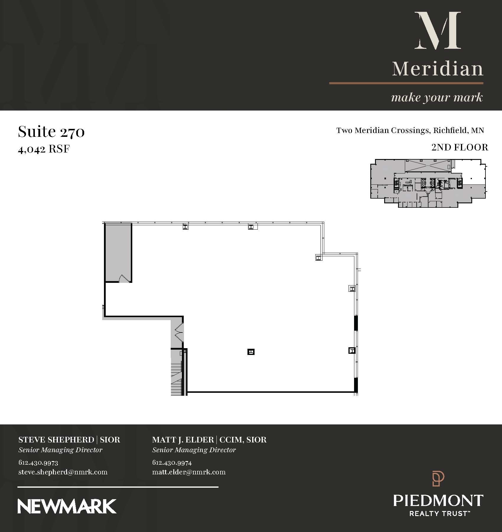 1 Meridian Crossings, Richfield, MN à louer Plan d’étage– Image 1 sur 1