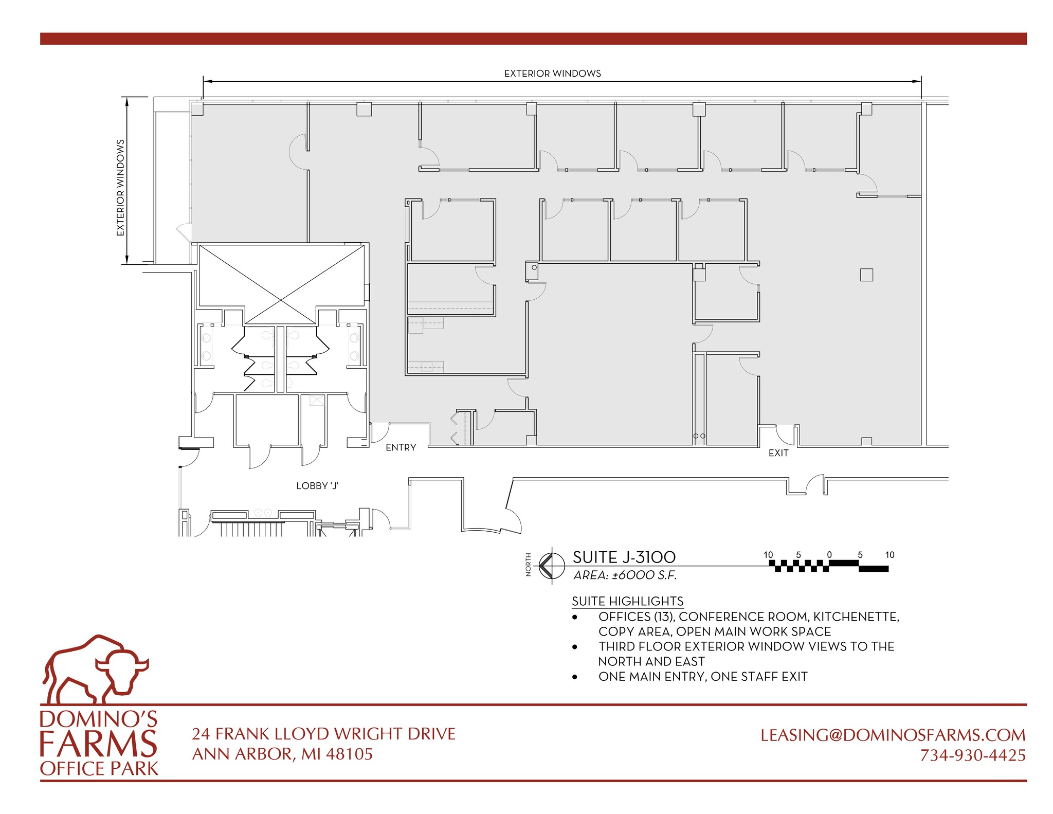 24 Frank Lloyd Wright Dr, Ann Arbor, MI à louer Plan de site– Image 1 sur 1