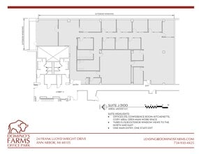 24 Frank Lloyd Wright Dr, Ann Arbor, MI à louer Plan de site– Image 1 sur 1