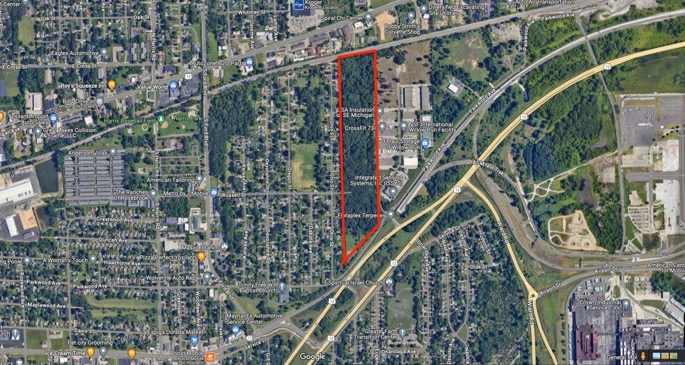 2041 Parkwood Ave, Ypsilanti, MI à vendre - Aérien – Image 3 sur 3