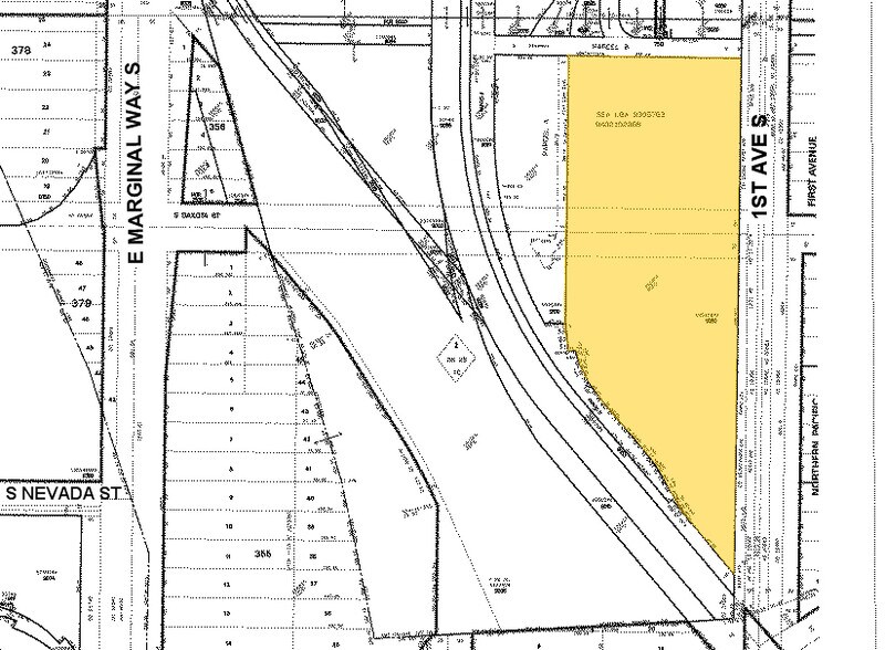3849-4143 1st Ave S, Seattle, WA à louer - Plan cadastral – Image 2 sur 13