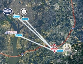 6335 Allentown Rd, Temple Hills, MD - VUE AÉRIENNE vue de carte