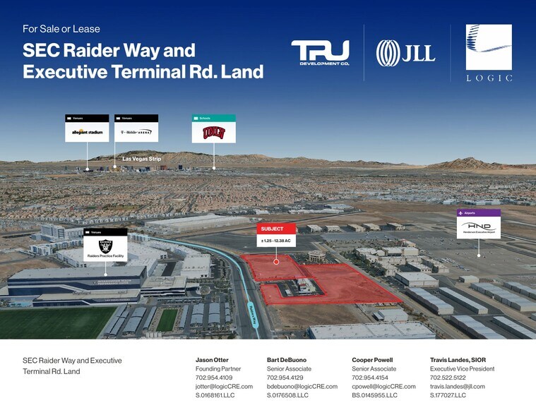 SEC Raiders Way & Executive Terminal Dr, Henderson, NV à vendre - Photo de l’immeuble – Image 1 sur 3