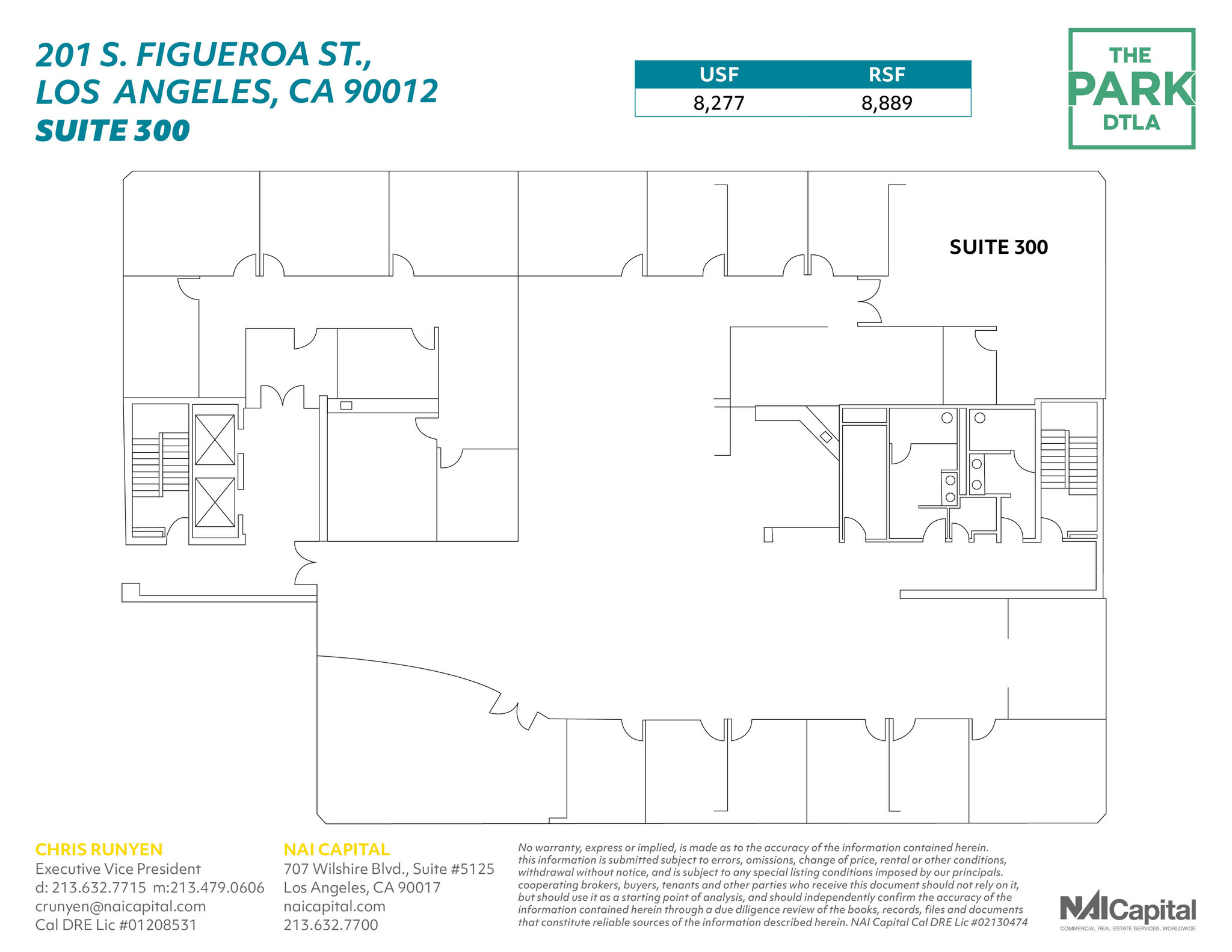 261 S Figueroa St, Los Angeles, CA à louer Plan d’étage– Image 1 sur 7