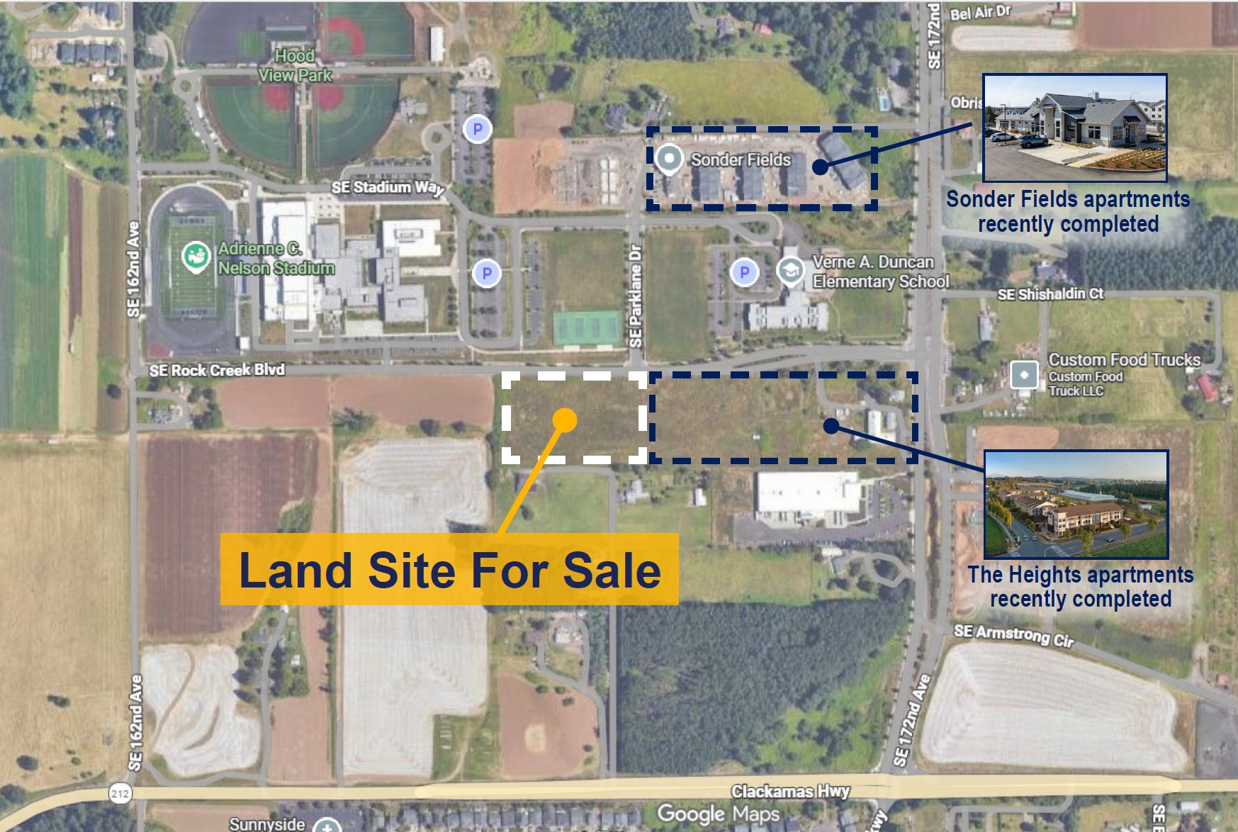 SE Rock Creek Blvd & SE Parklane, Happy Valley, OR à vendre Aérien– Image 1 sur 2
