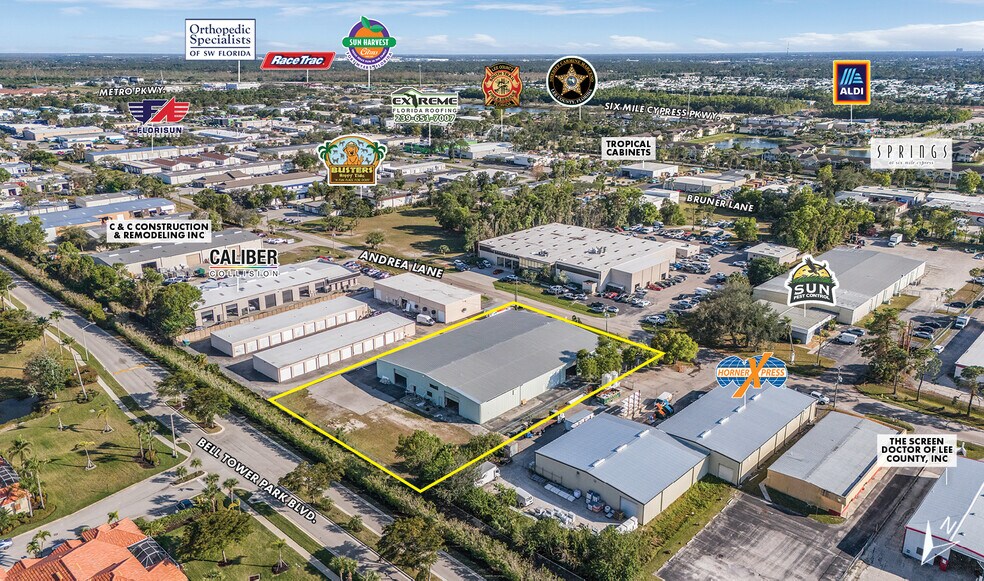 2130 Andrea Ln, Fort Myers, FL à louer - Aérien – Image 3 sur 6