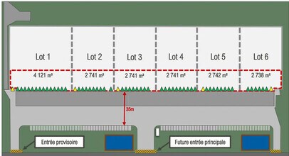 Local d’activités dans Trappes à louer Plan d’étage– Image 2 sur 2