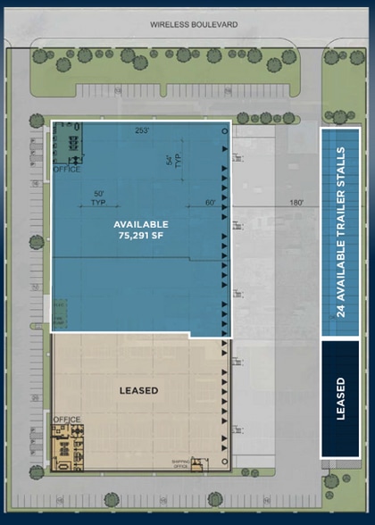 49 Wireless Blvd, Hauppauge, NY à louer - Plan de site – Image 2 sur 5