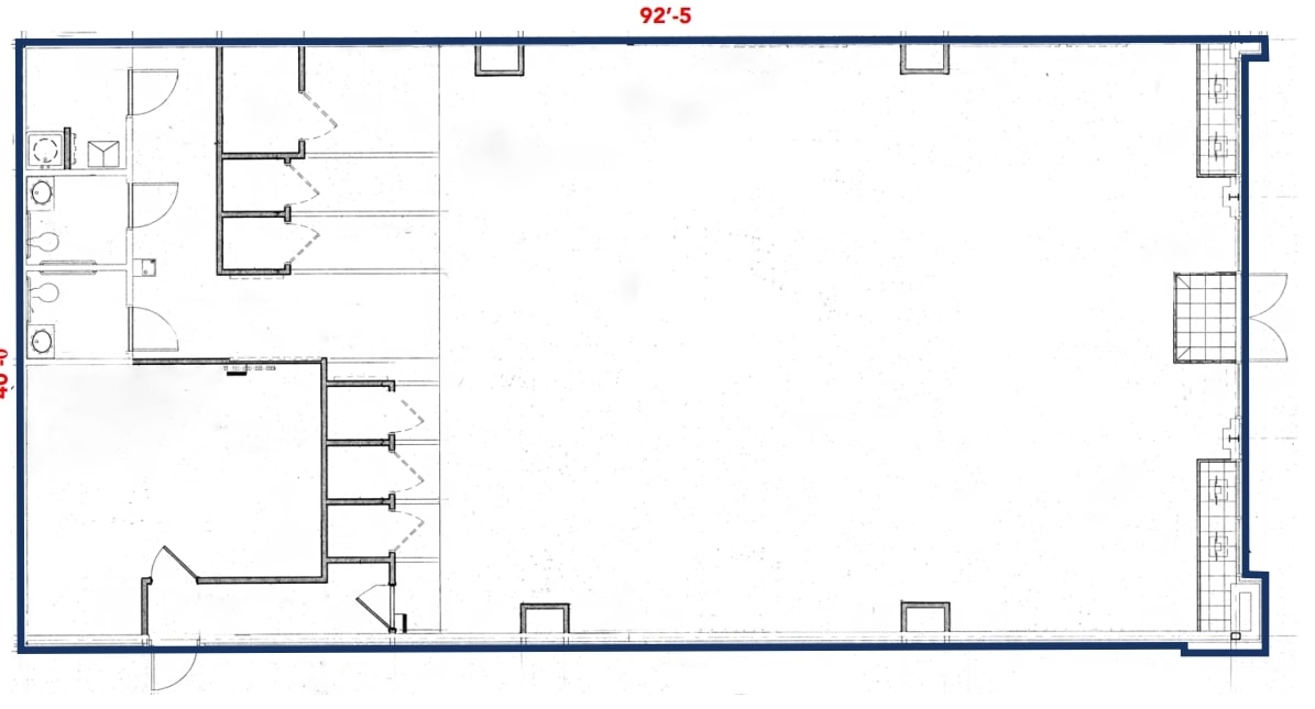 475-559 N 46th St, Rogers, AR à louer Plan d’étage– Image 1 sur 1