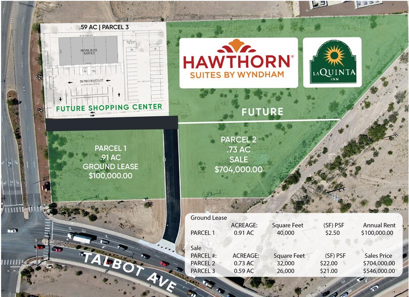 Talbot & I-10, Canutillo, TX à vendre - Photo de l’immeuble – Image 3 sur 3