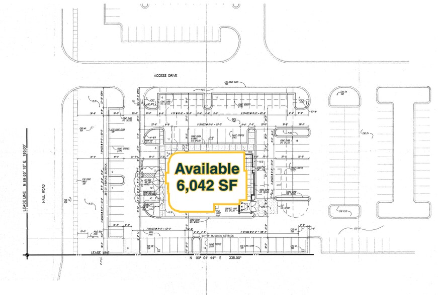 12800 Hall Rd, Sterling Heights, MI à louer - Plan de site – Image 3 sur 4