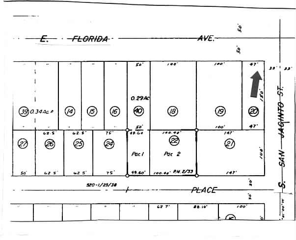1291 E Florida Ave, Hemet, CA à vendre - Plan cadastral – Image 3 sur 3