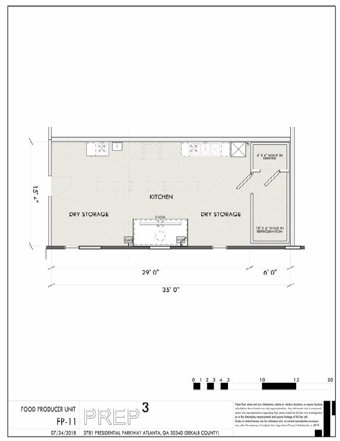 3781 Presidential Pkwy, Atlanta, GA à louer Plan d’étage– Image 1 sur 1