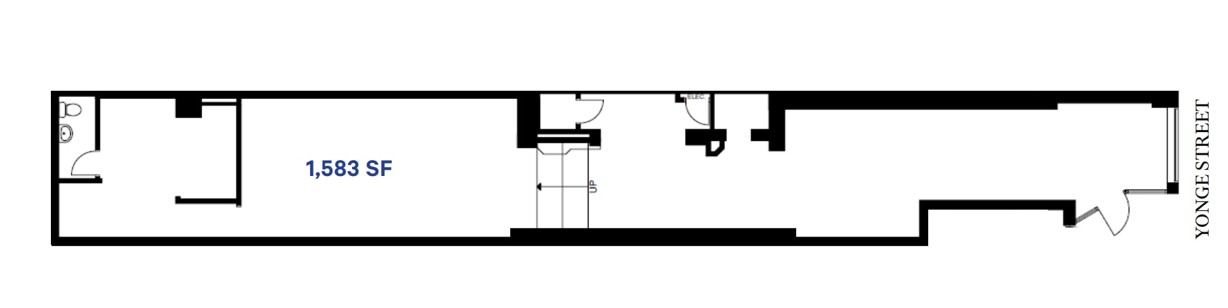 514-516 Yonge St, Toronto, ON à louer Plan d’étage– Image 1 sur 1