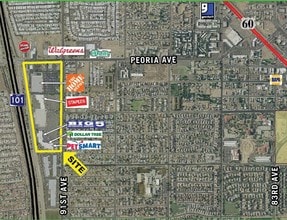 9960-10030 N 91st Ave, Peoria, AZ - Vue aérienne vue de carte - Image1
