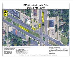24150 Grand River Ave, Detroit, MI à louer Plan de site– Image 2 sur 2