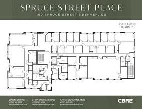 100 Spruce St, Denver, CO à louer Plan d’étage– Image 1 sur 1