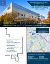 725 Rockville Pike, Rockville, MD à louer Plan d’étage– Image 1 sur 1