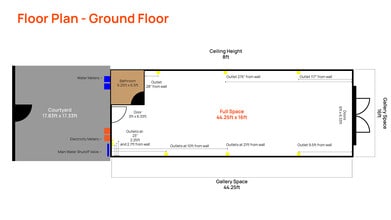 1306 Abbot Kinney Blvd, Venice, CA à louer Plan d’étage– Image 1 sur 2