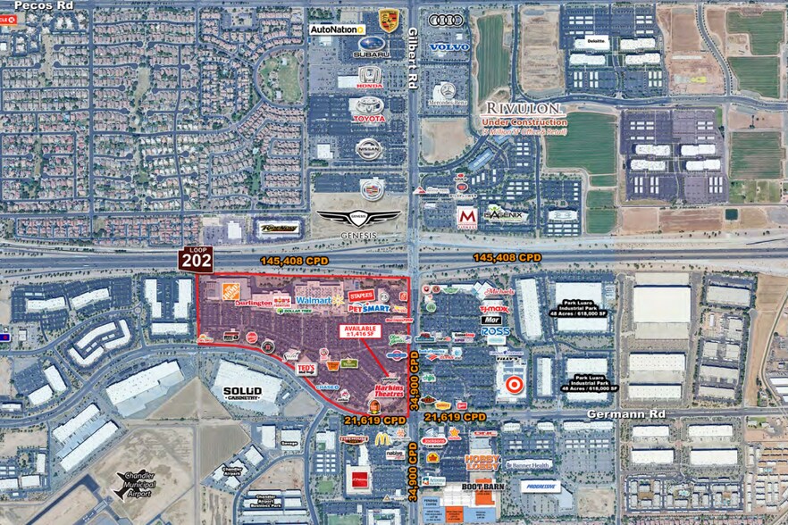2750-2860 E Germann Rd, Chandler, AZ à louer - Photo de l’immeuble – Image 2 sur 18